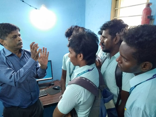Adakkathulla Appa College for Arts & Science students and faculties visited to EGRL on 3rd April 2023