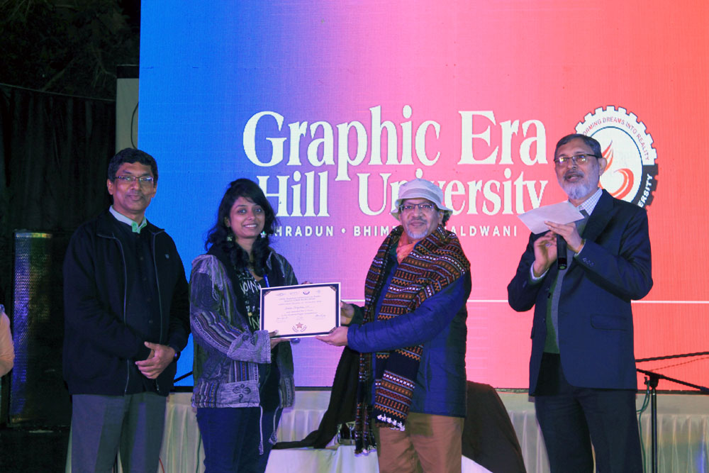 Ms. Ankita Manjrekar received the First Prize in the Student paper competition at the 6th URSI Regional Conference on Radio Science in October 2024, held at Bhimtal