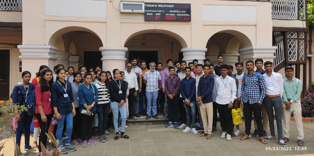 Sangamner College visit to M O Alibag on 09-03-2023