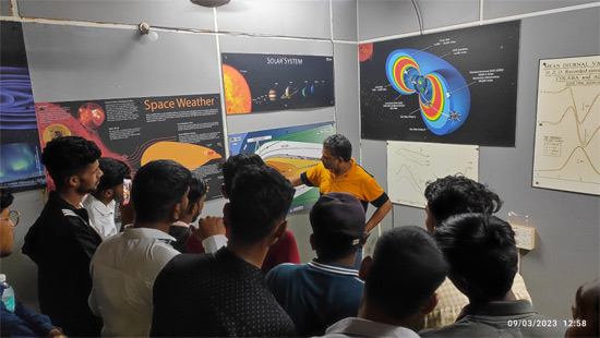 Sangamner College visit to M O Alibag on 09-03-2023