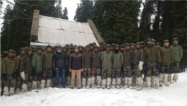 Trainees of High Altitude Warfare School and their officers visited our Magnetic observatory at Gulmarg