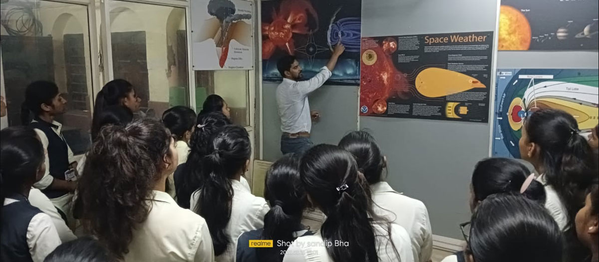 M B More Foundation's Arts, commerce & Science Women college, Roha visited M O Alibag on 15 March 2023