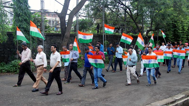 Independence celebration at IIG HQ and regional centres.