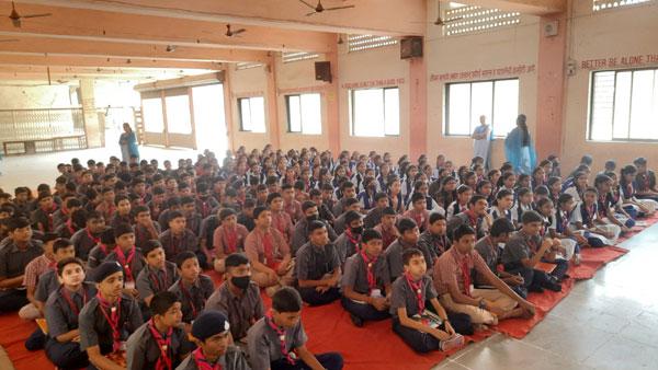  "Reach the Unreached" program IIG team visited K.E.S. Indubaii Wajekar English Medium School Panvel