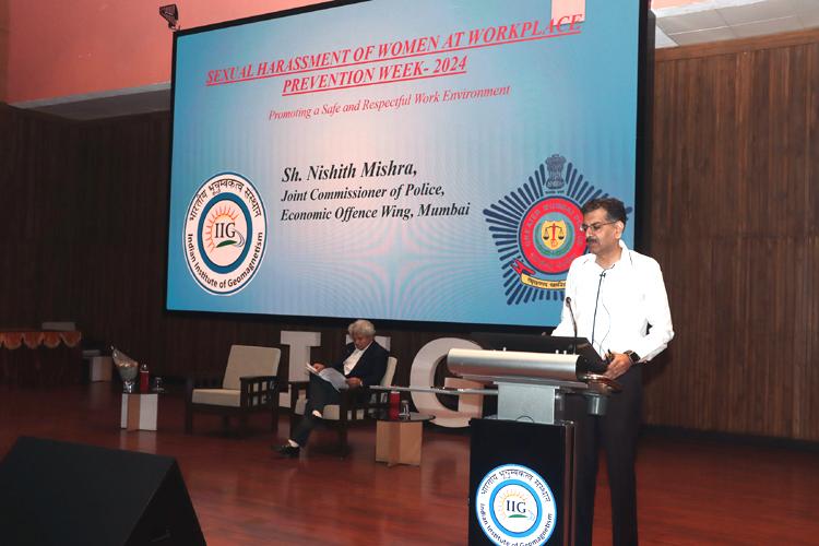 A talk by Mr. Nishith Misra, Joint Commissioner of Police, Economic Offences Wing, Mumbai